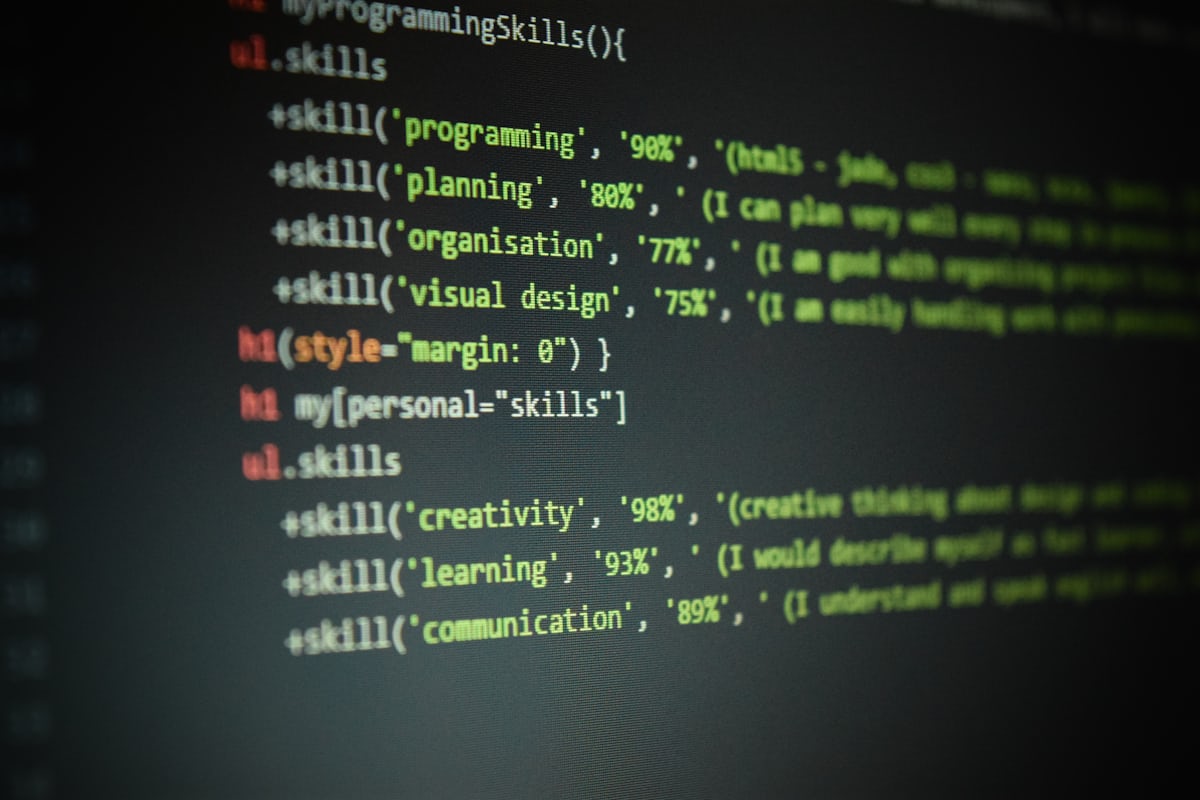 設定ファイルを開いた画面のイメージ